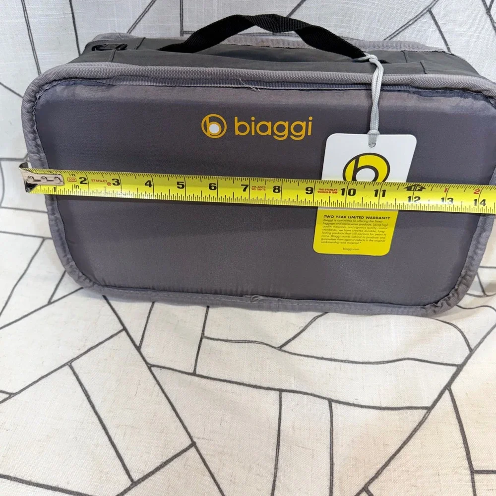 Biaggi Zipsak‎ Boost Expandable Rolling Duffel Bag OS Gray Foldable Spinner NWT